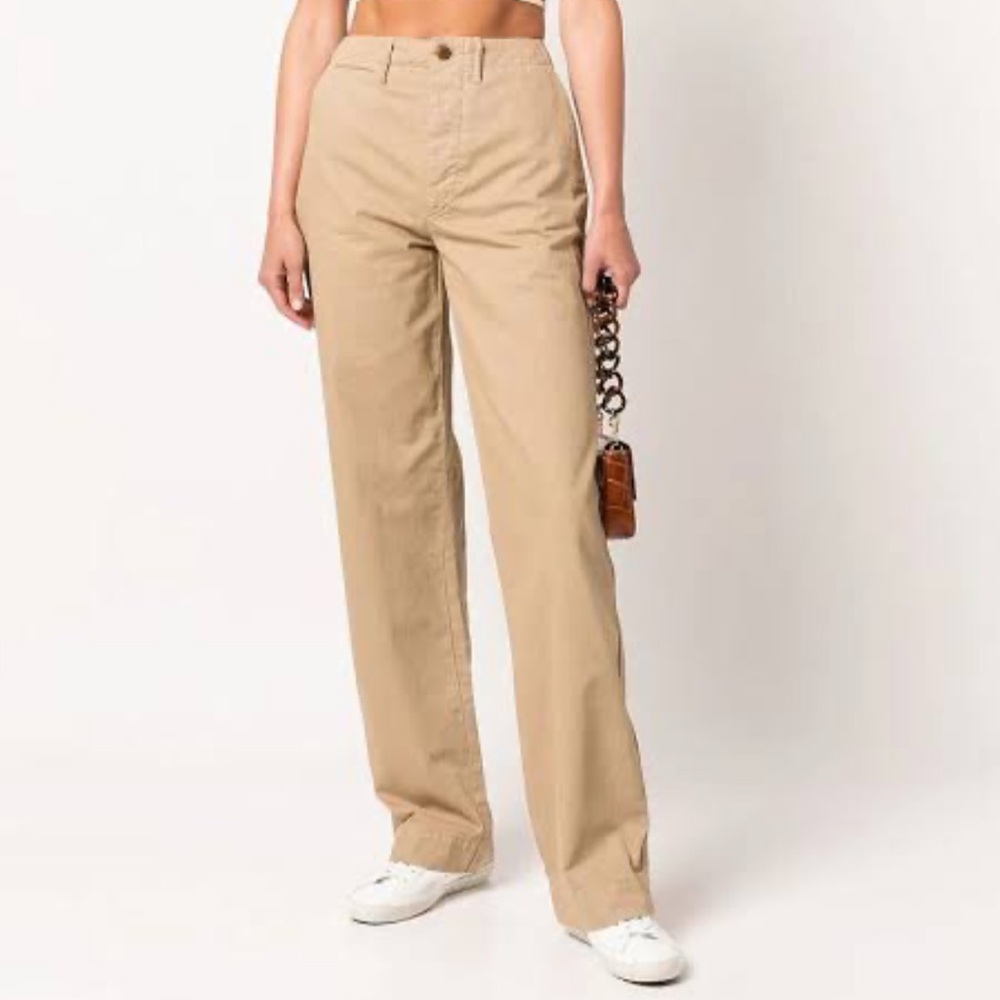 RE/DONE 90s Khaki Loose Trousers Pants Wide Leg EUC